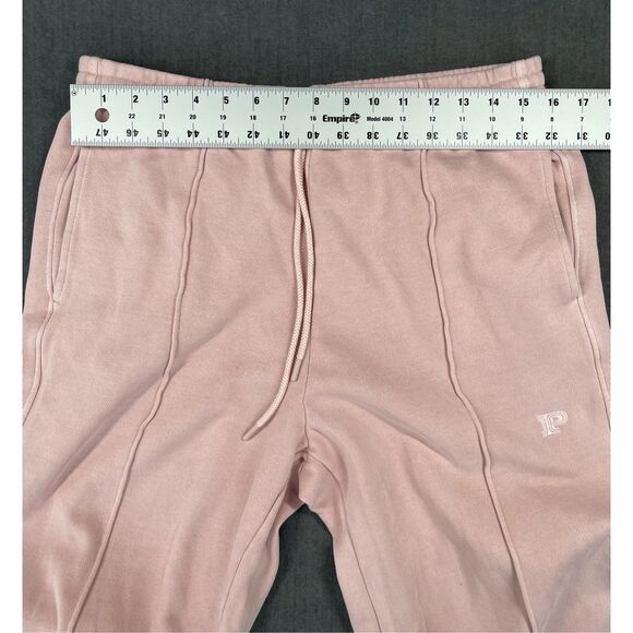 PINK Sweatpants‎ Women L Pink Wide Leg Lounge High Rise Track Pants Athleisure - Picture 7 of 10